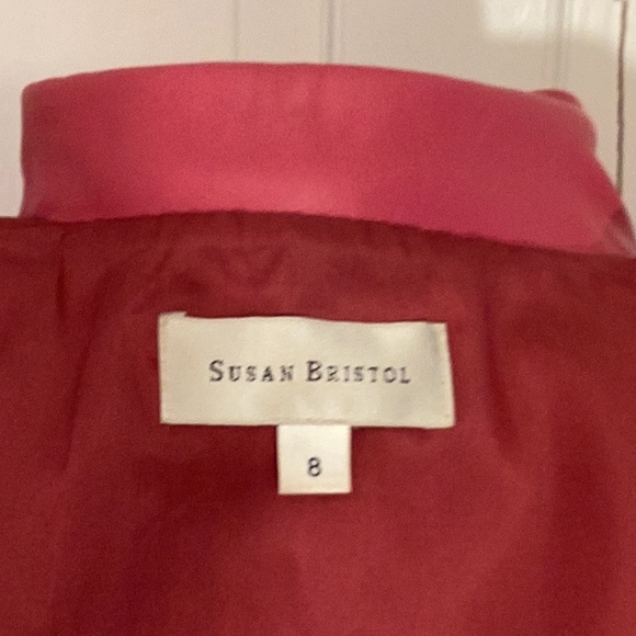 Sue Bristol Size 8 Pink Leather Jacket. - Picture 10 of 13